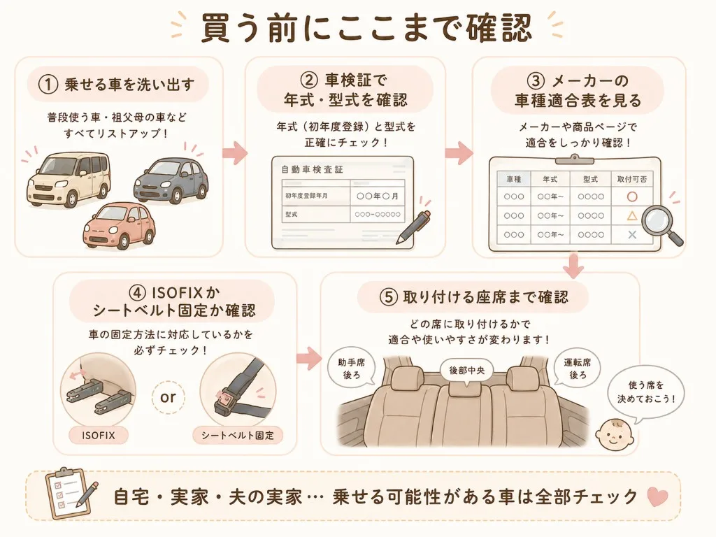 買う前にここまで確認